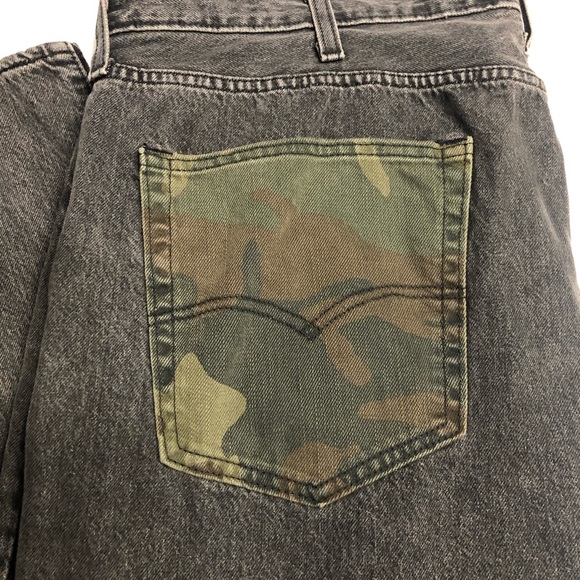 New Levi’s Travis Barker Style CAMO Black/CAMO SLIM Jeans Lo-Ball Men’s Jeans - Picture 5 of 14